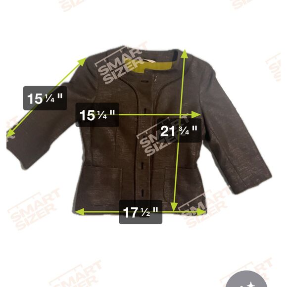 MaxMara fab blazer with crop sleeve size 6 - Picture 8 of 13